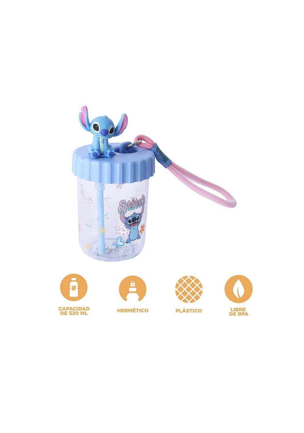 Vaso y Correa Plástico Stitch Disney 520 Ml Miniso Unisex - Vista 4