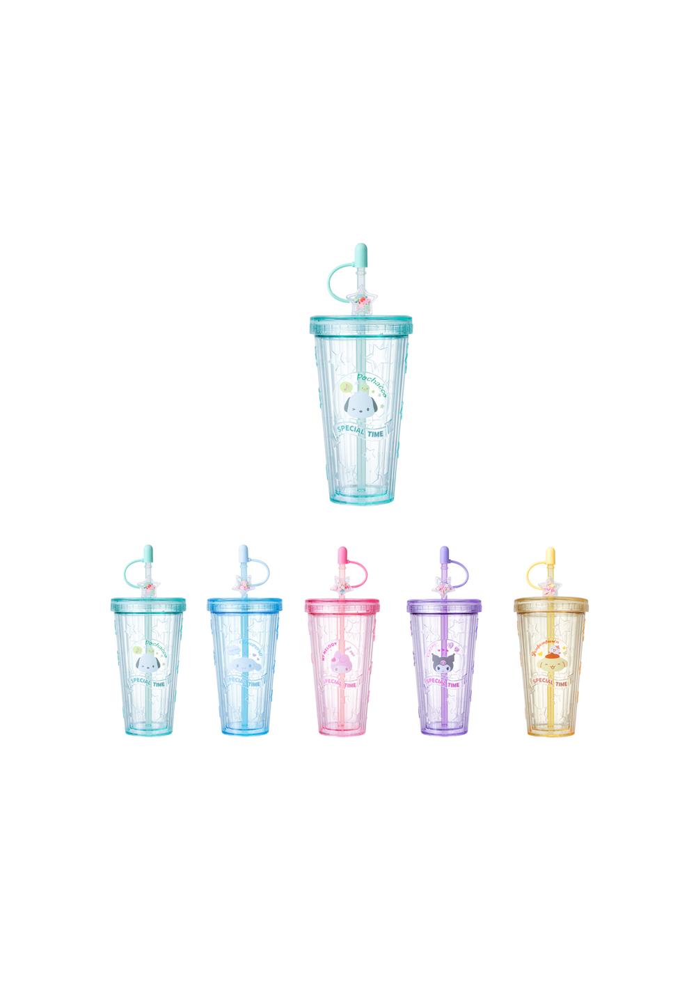 Vaso con Pitillo 420ml Colección Hello Kitty Miniso