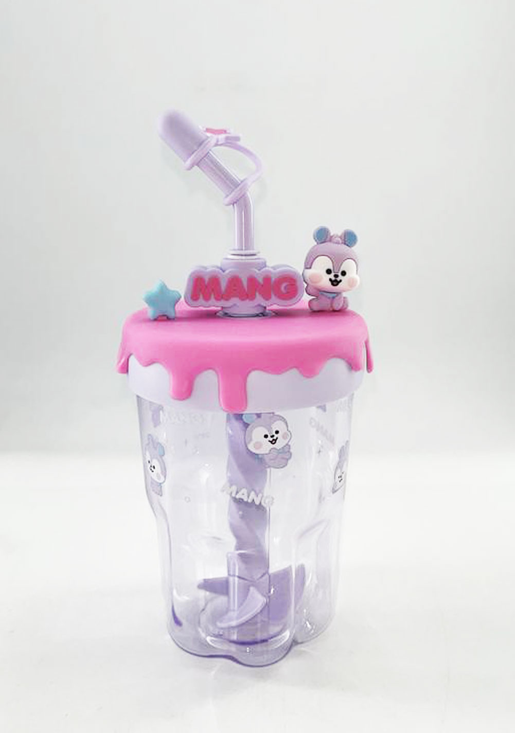 Vaso con Pitillo de 560 Ml Mang Bt21 Baby Miniso