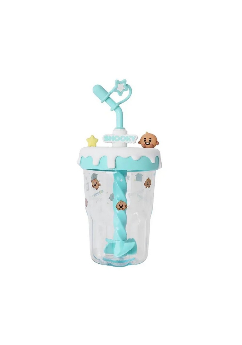 Vaso con Pitillo de 560 Ml Shooky Bt21 Baby Miniso