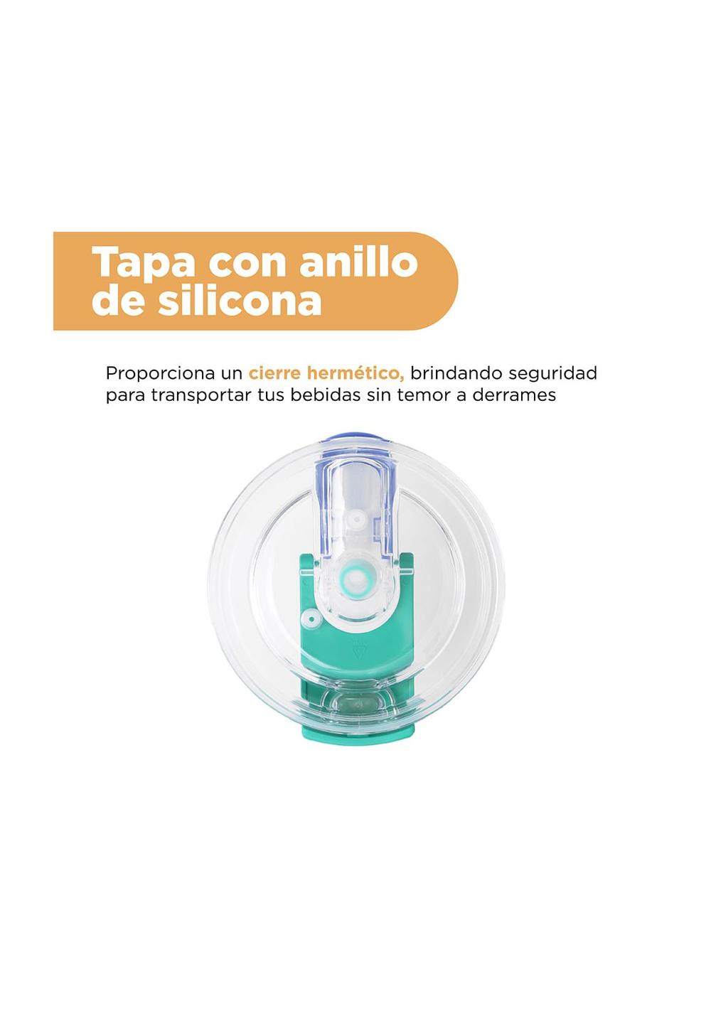 Vaso con Pitillo y Asa 1000 Ml Miniso Unisex - Vista 4