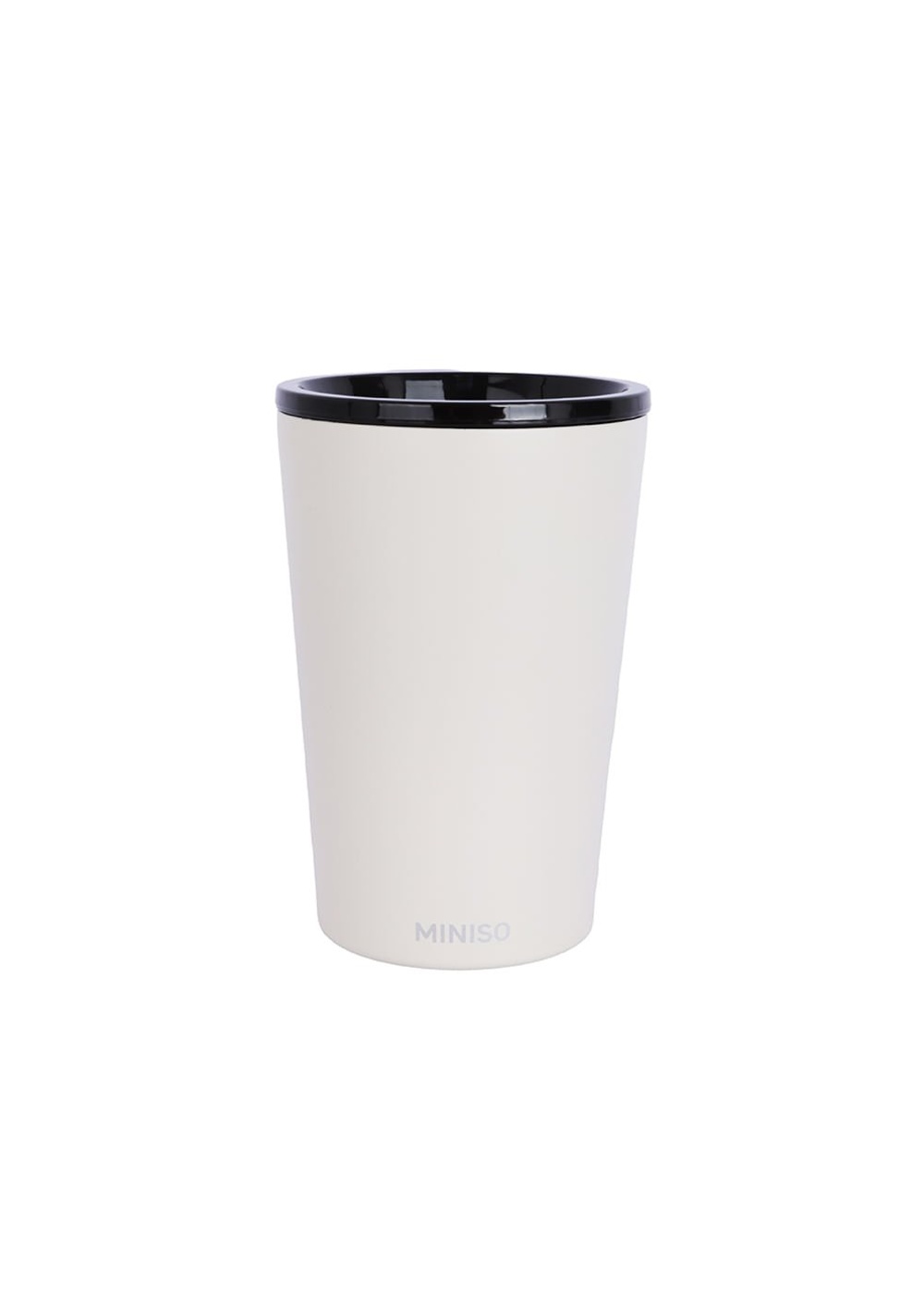 Vaso con Tapa Coffee Acero Inoxidable 420 Ml Doble Capa Miniso