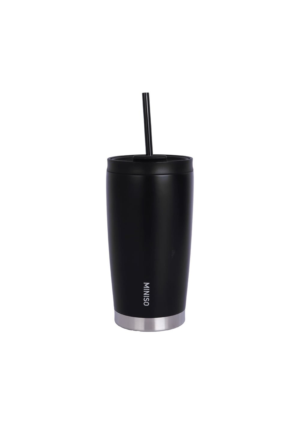 Vaso con Tapa y Pitillo Coffee Acero Inoxidable 560 Ml Miniso