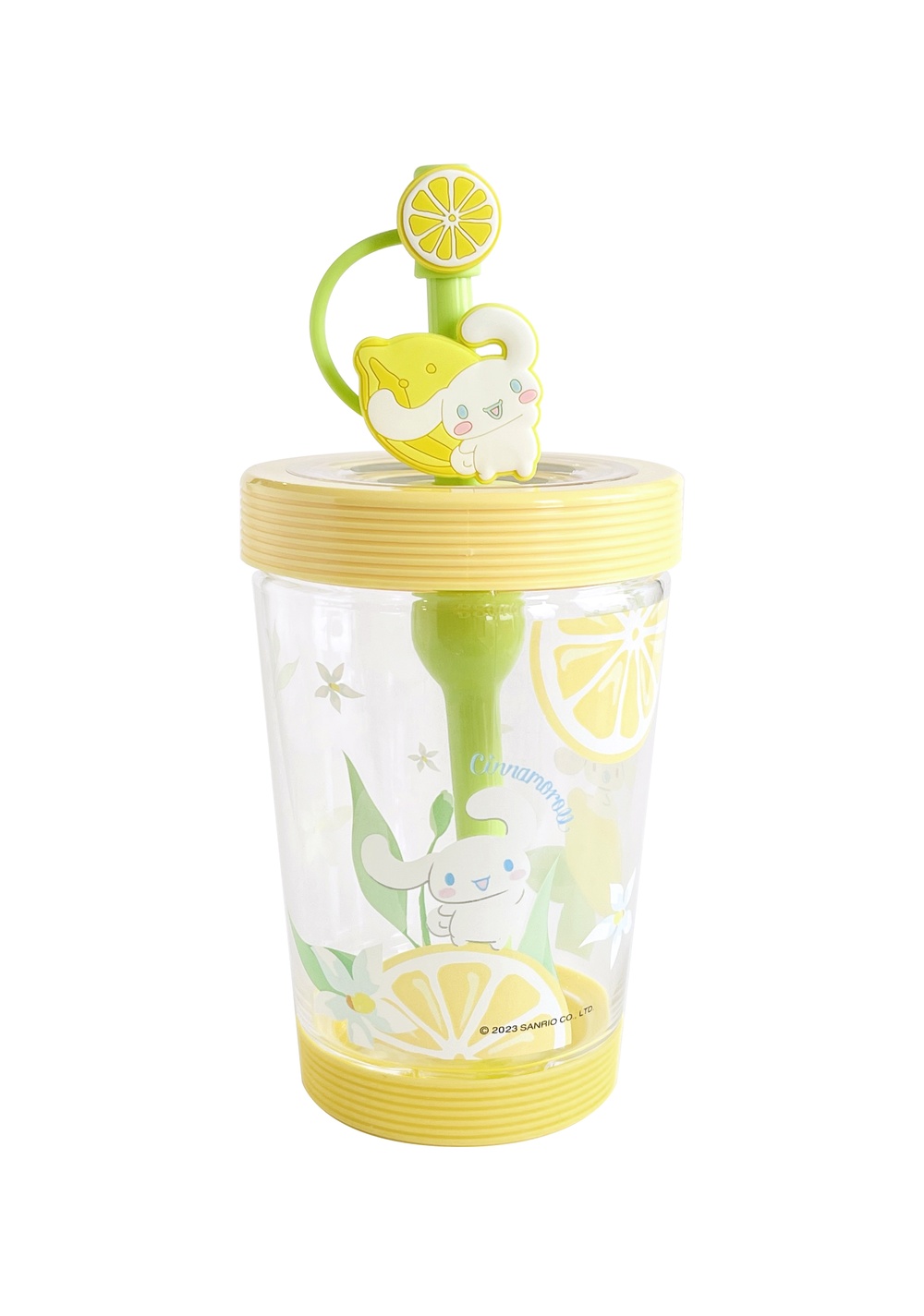 Vaso con Tapa y Pitillo Sanrio Cinnamoroll 535 Ml Miniso