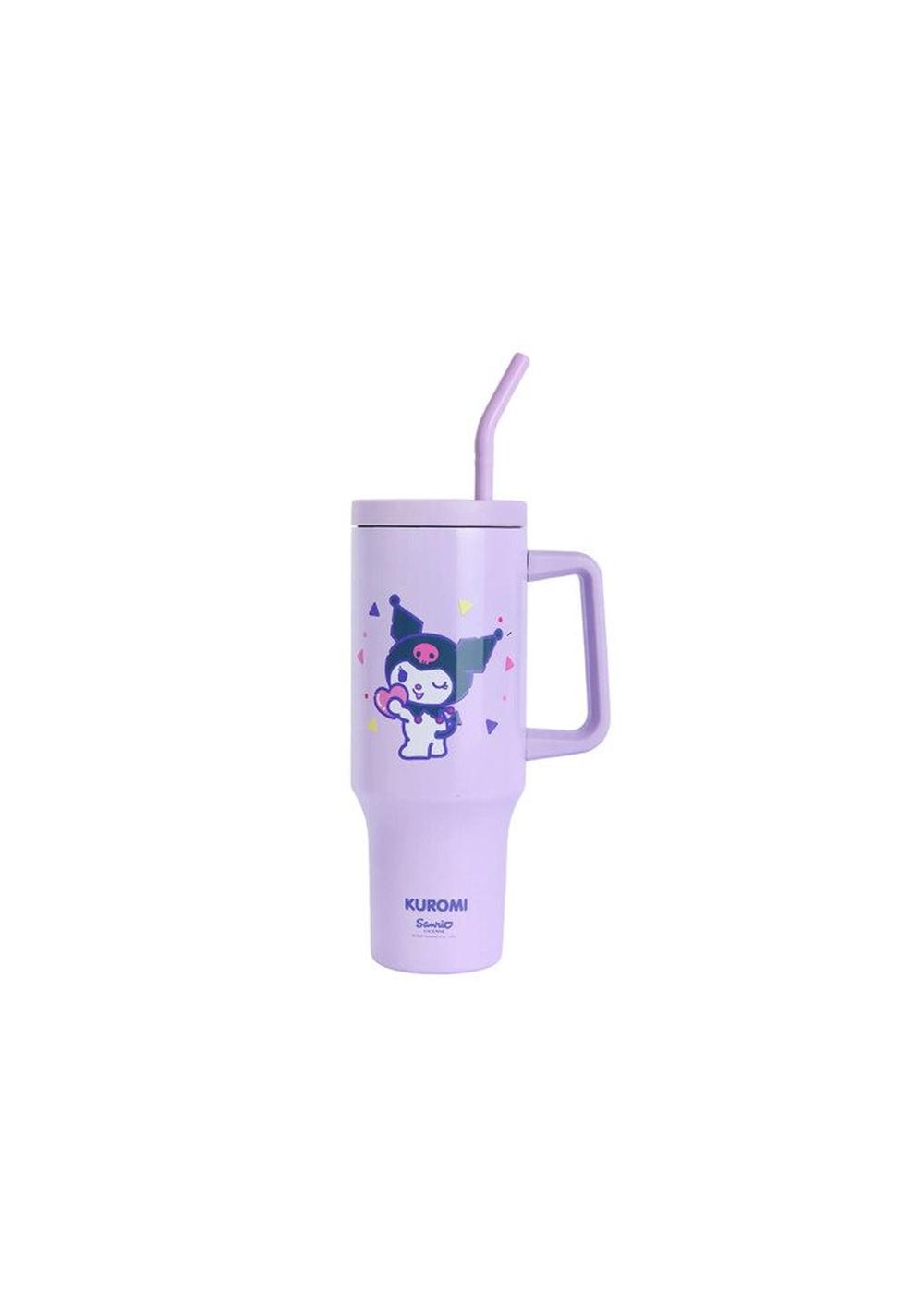 Vaso Térmico con Tapa Kuromi Sanrio 1. 2 L Miniso