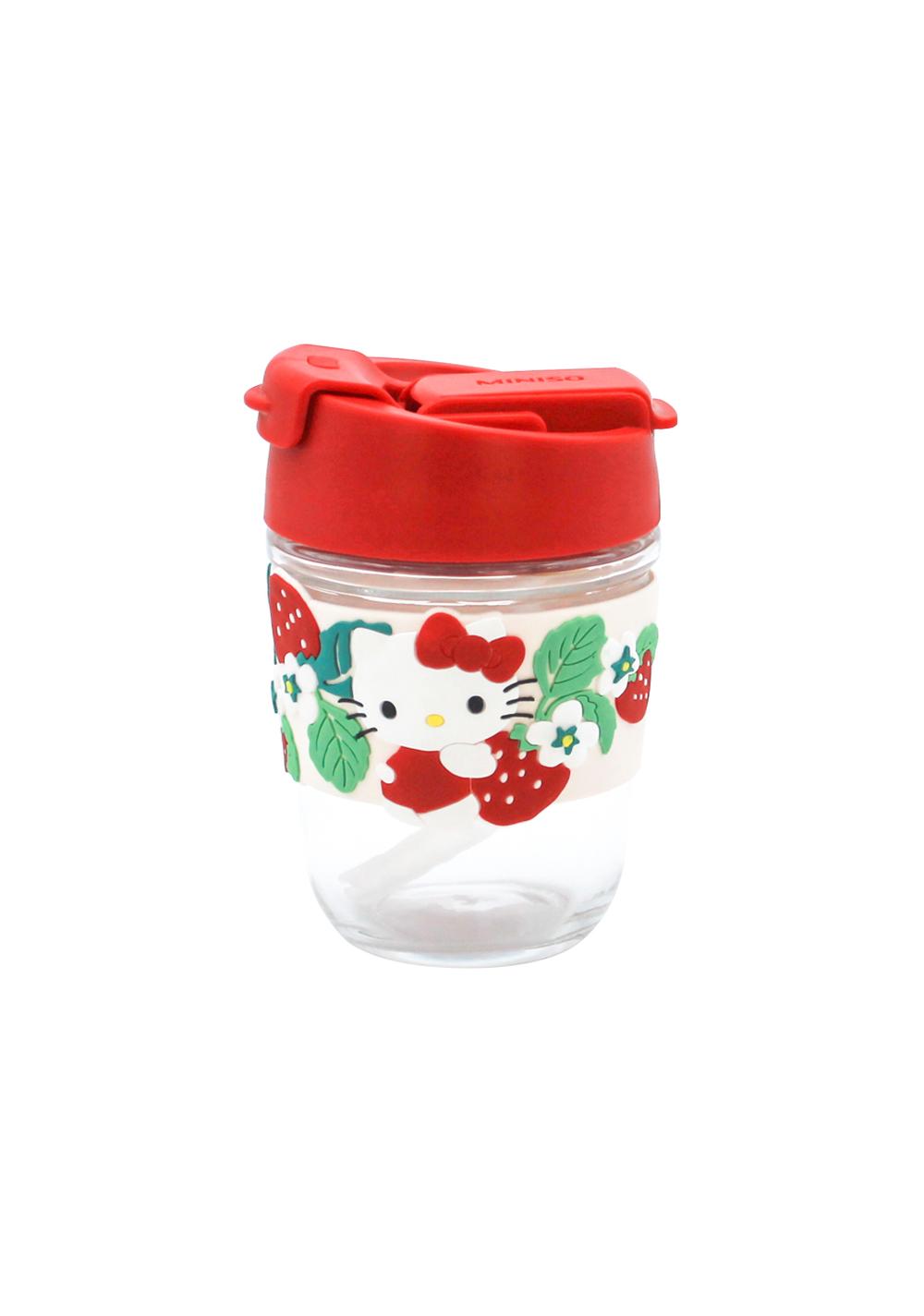 Vaso de Vidrio con Personajes de Sanrio 350 Ml Miniso
