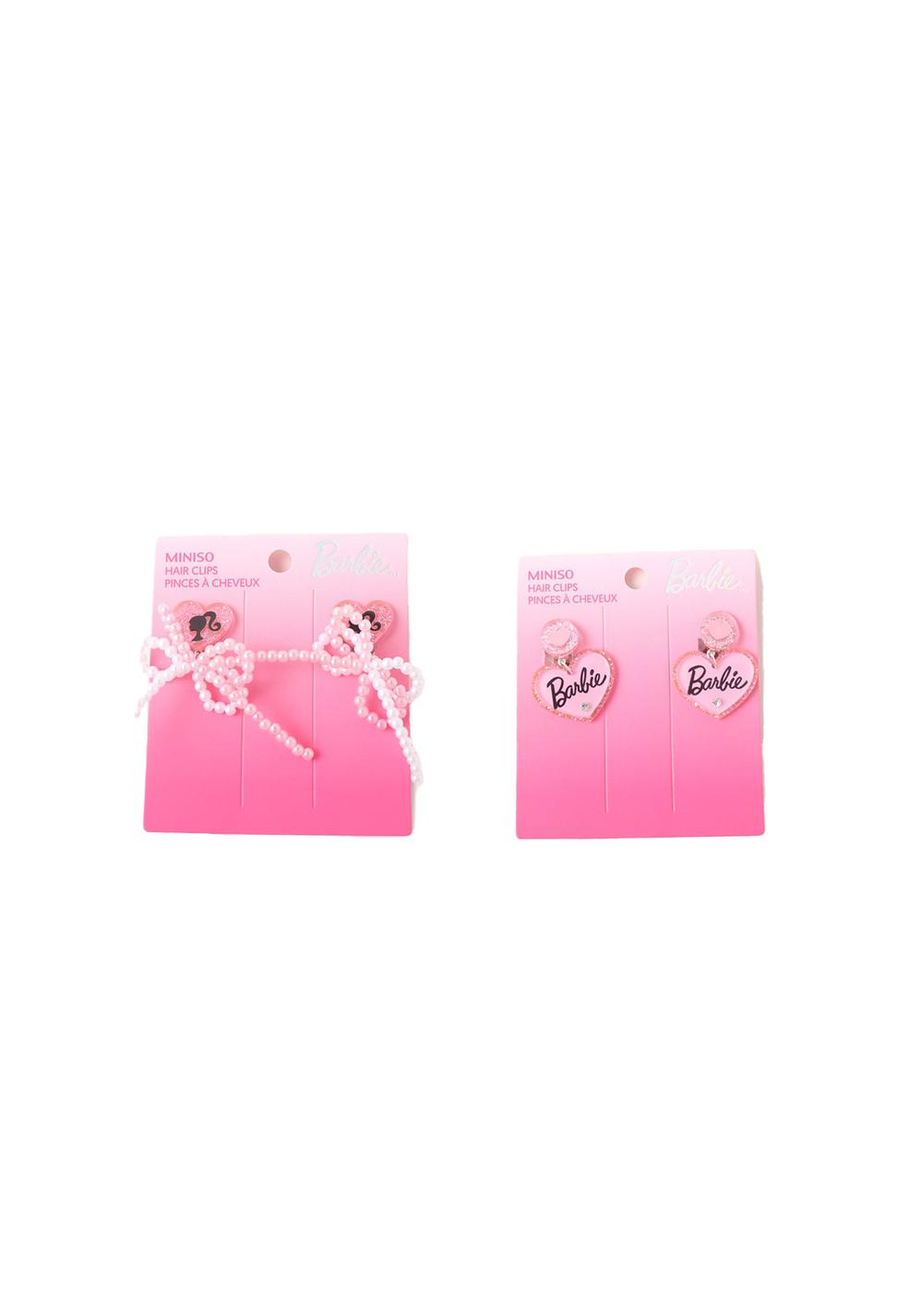 Zarcillos Corazón Colección Barbie (1 Par) Miniso
