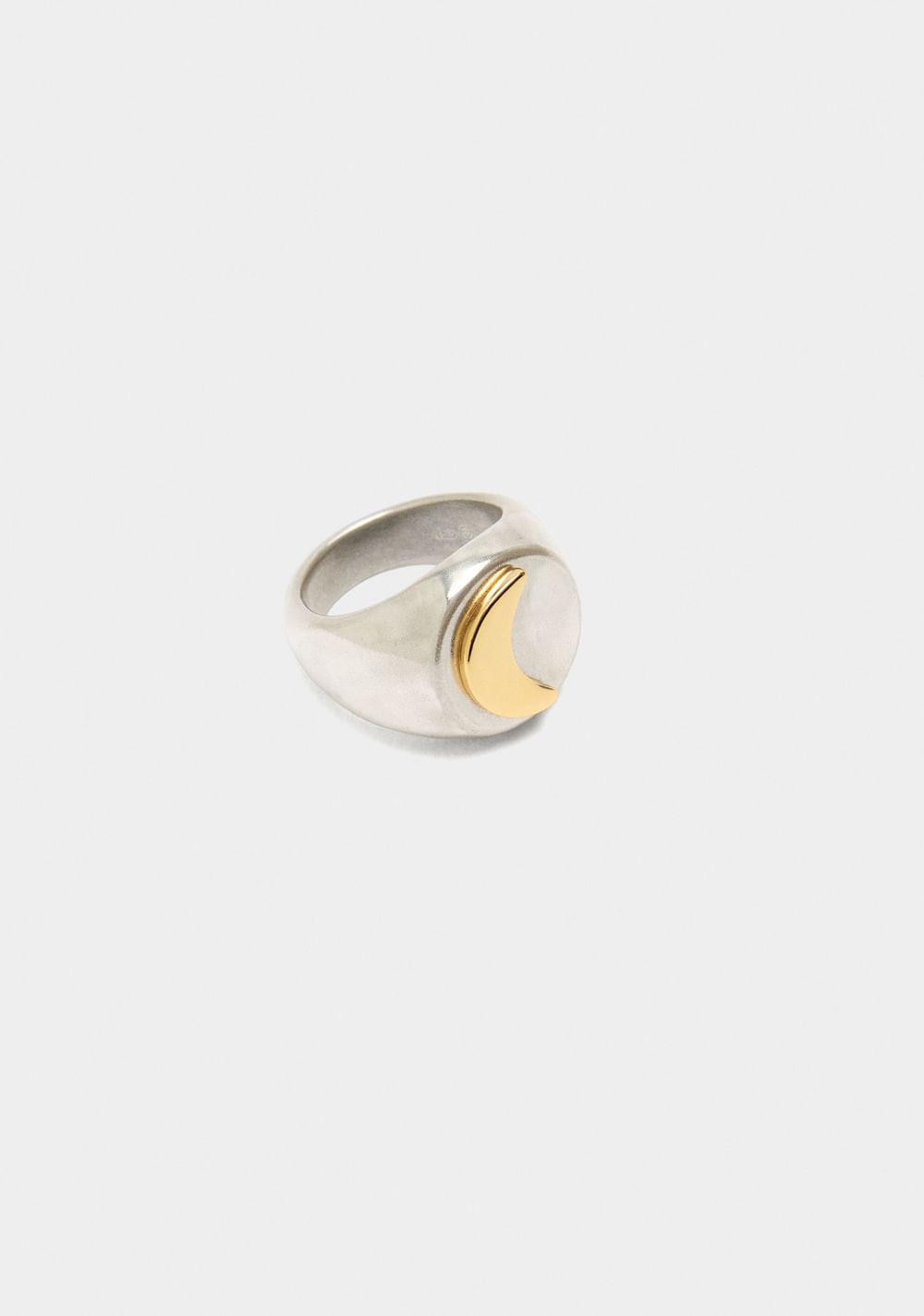Anillo Bicolor con Luna para Meñique Parfois 2