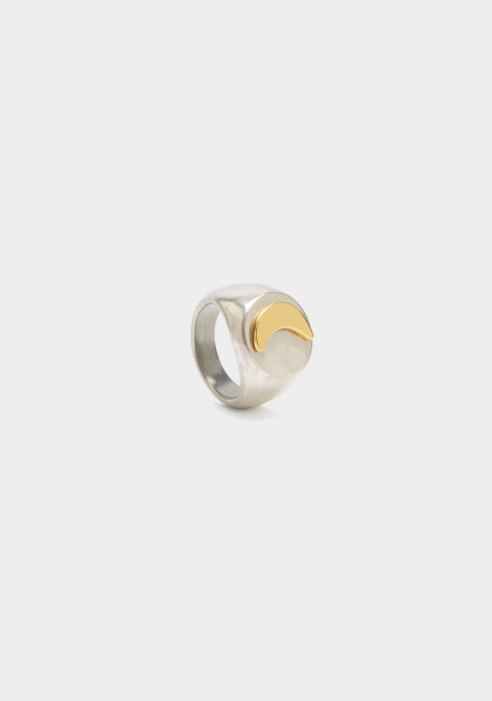 Anillo Bicolor con Luna para Meñique Parfois 3