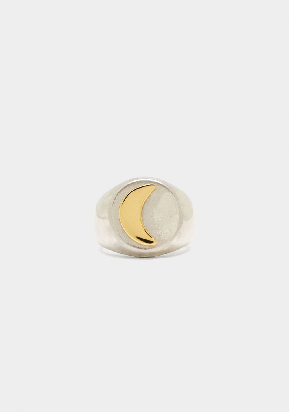 Anillo Bicolor con Luna para Meñique Parfois Imagen Principal