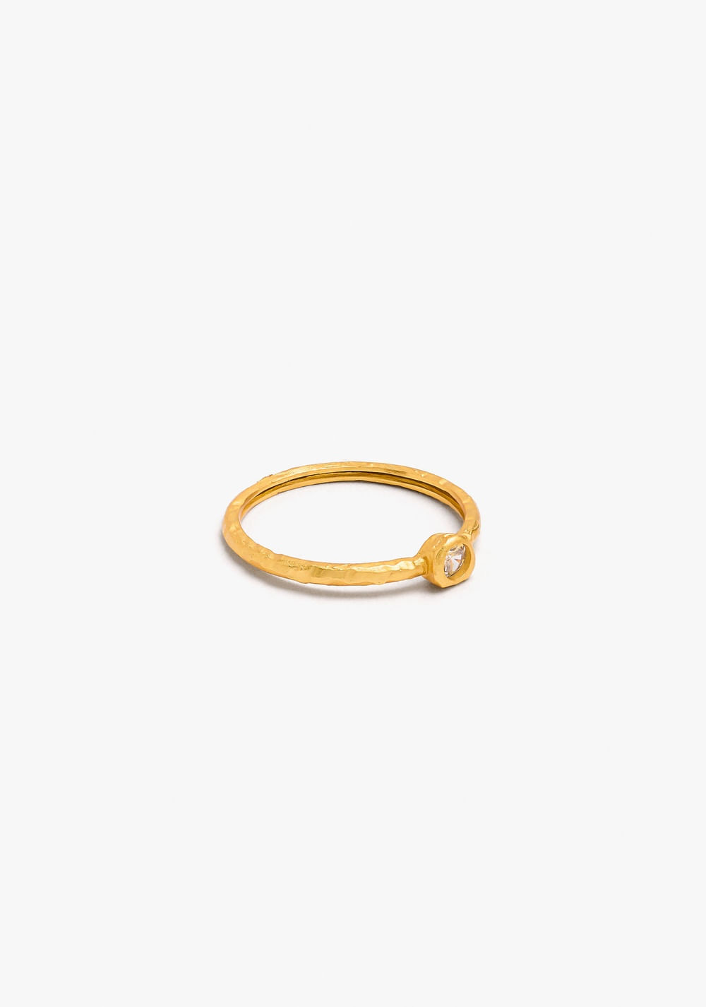 Anillo con Circonia Baño de Oro 18k Parfois 3