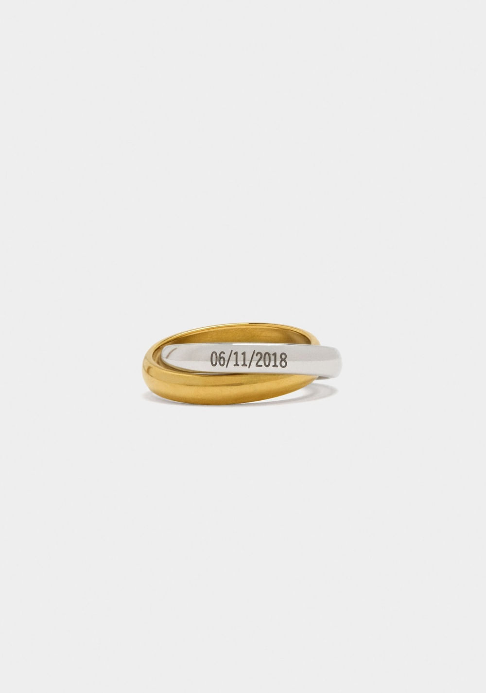 Anillo Cruzado Bicolor Parfois