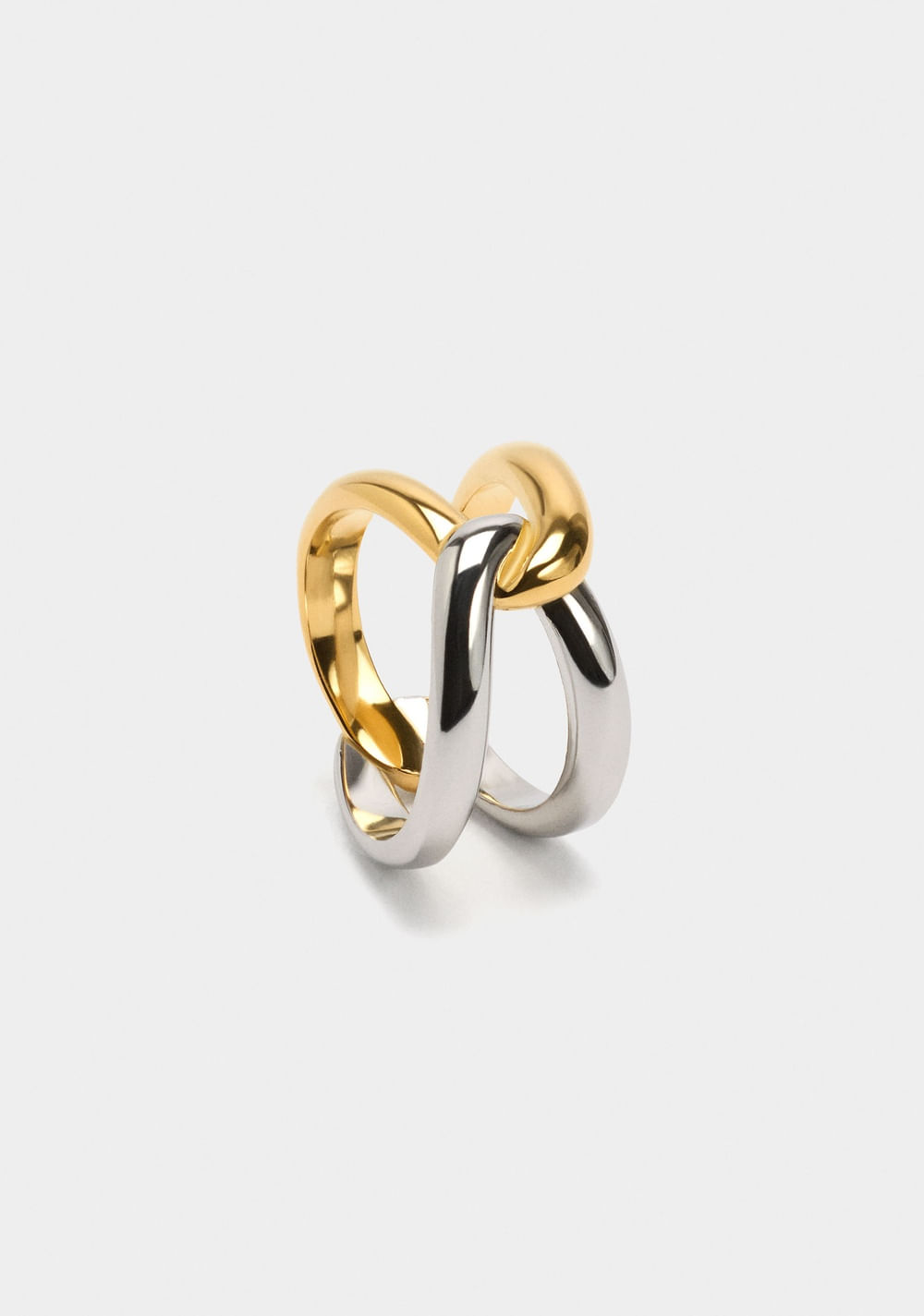 Anillo Cruzado Bicolor Parfois 2