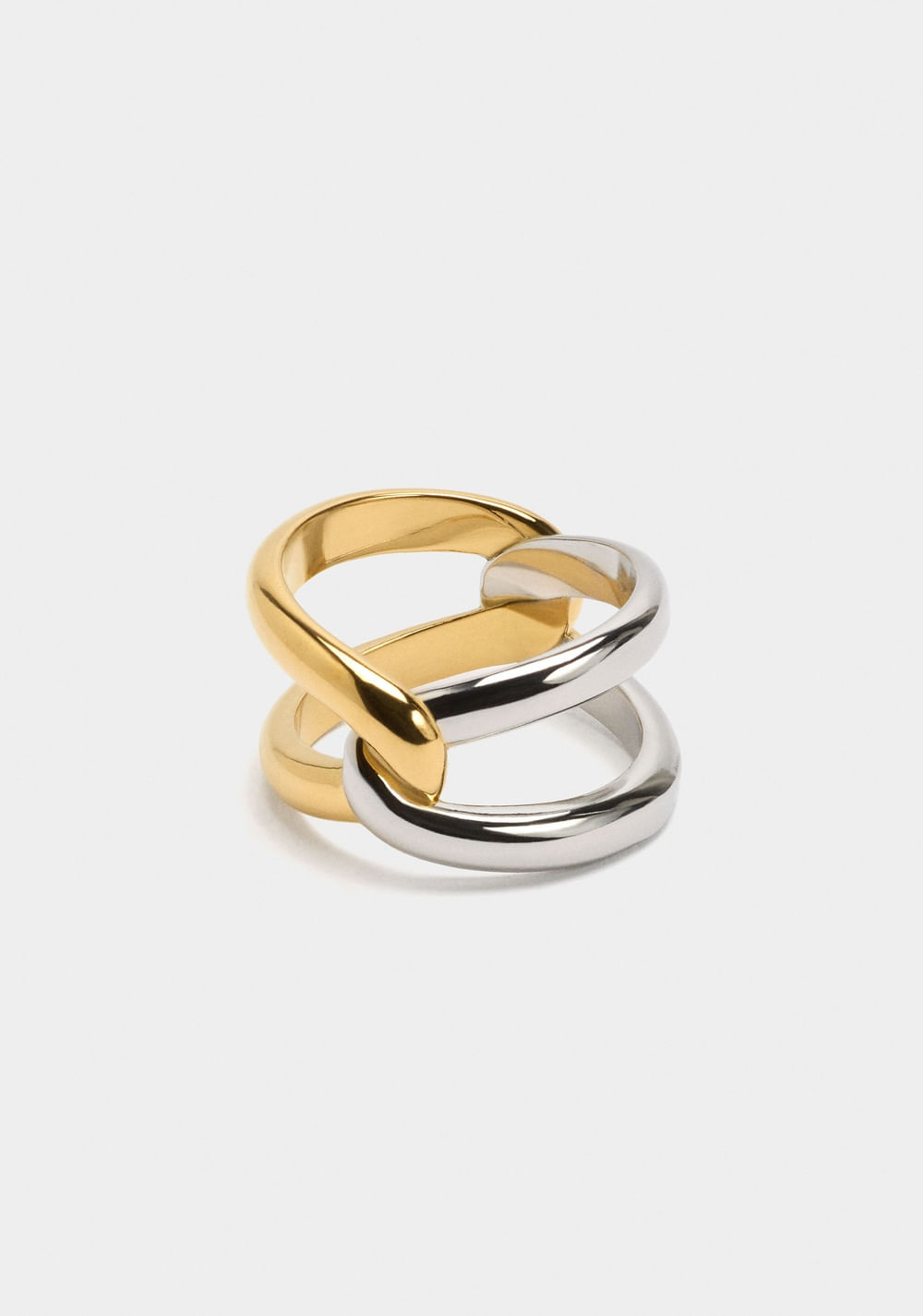 Anillo Cruzado Bicolor Parfois 3