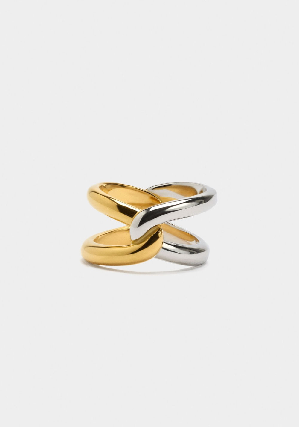 Anillo Cruzado Bicolor Parfois Imagen Principal