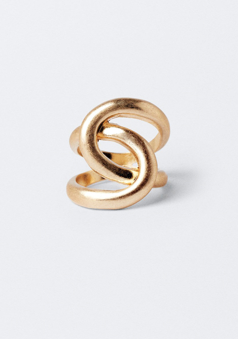 Anillo Dorado con Nudo Parfois 2