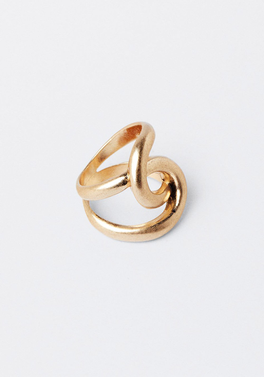 Anillo Dorado con Nudo Parfois 4