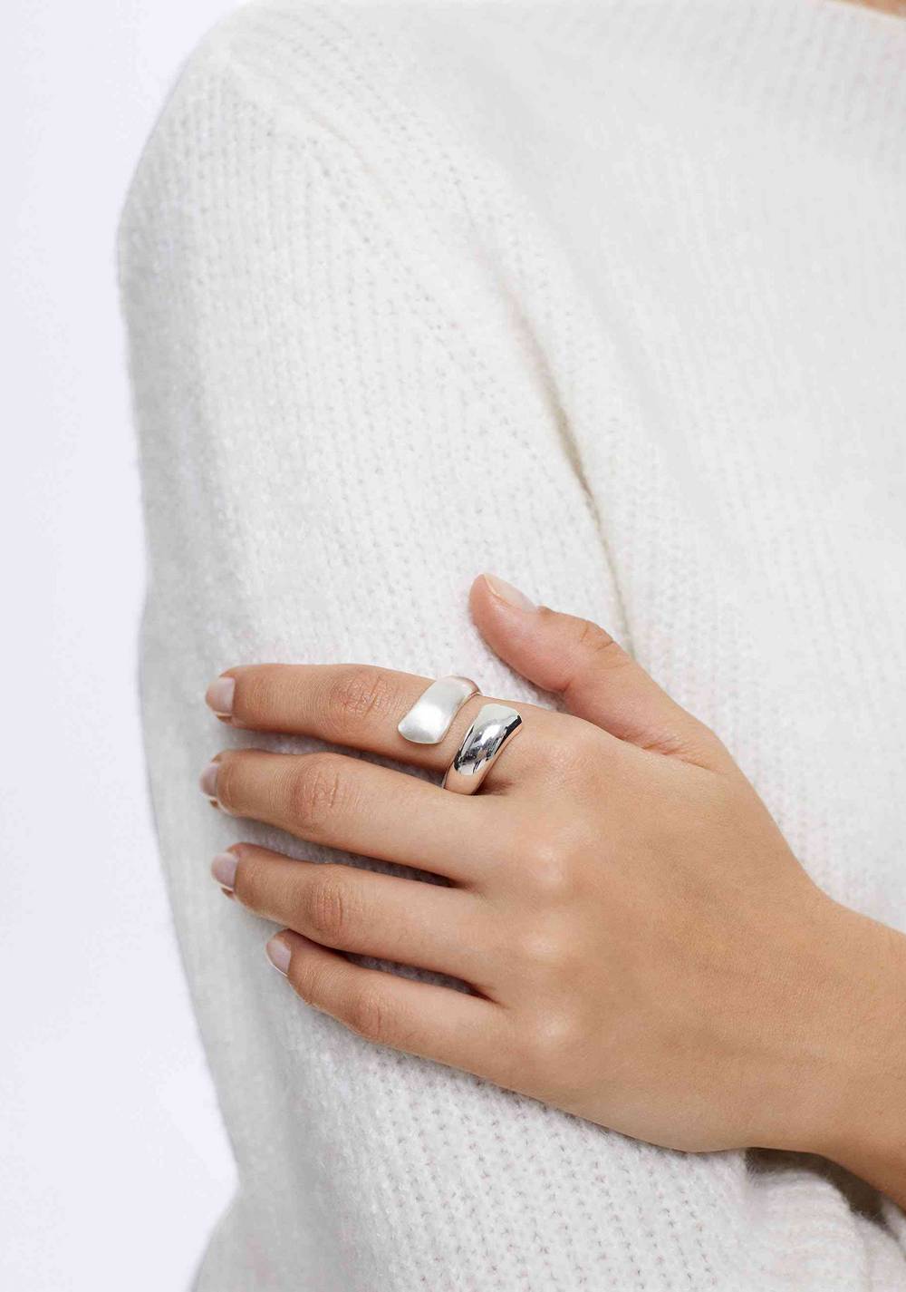 Anillo en Espiral Plateado Parfois 2