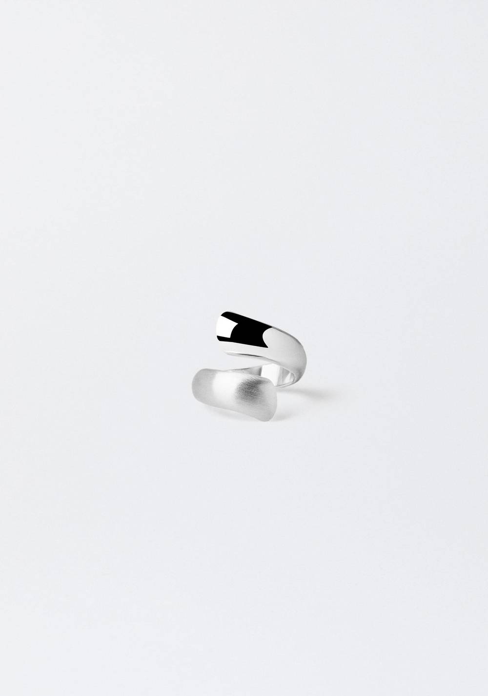 Anillo en Espiral Plateado Parfois