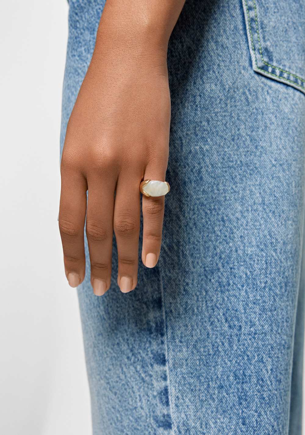 Anillo Ovalado Irregular Parfois 2