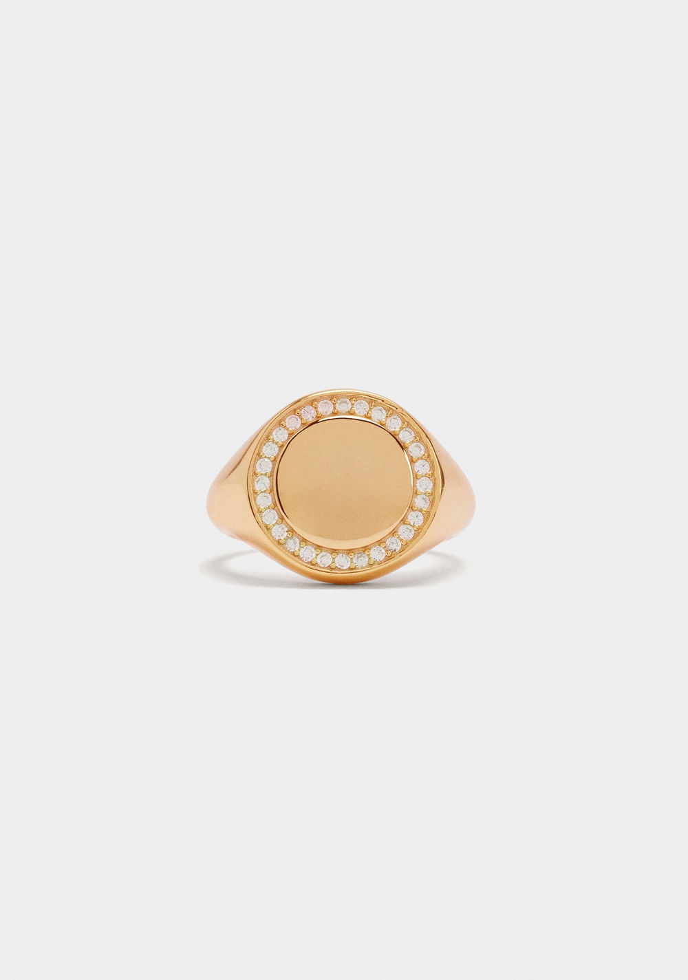 Anillo Sello con Circonitas Parfois 8