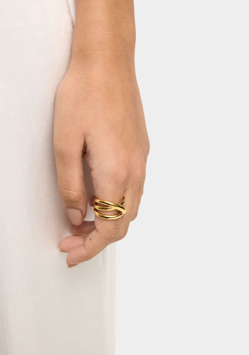 Anillo Triple Cruzado Parfois 2