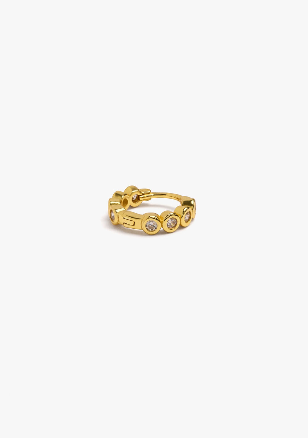 Zarcillos Individual con Zircónia Baño de Oro 18k Parfois 2