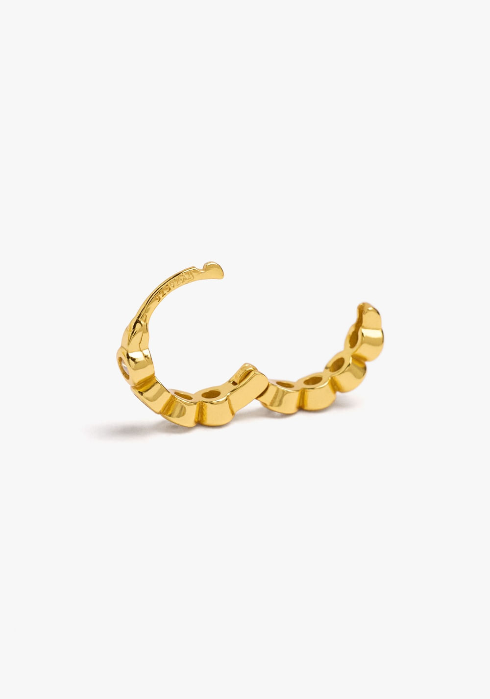 Zarcillos Individual con Zircónia Baño de Oro 18k Parfois 3