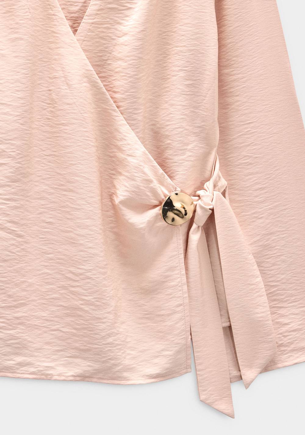 Blusa con Cruce y Detalle Metálico Parfois 4