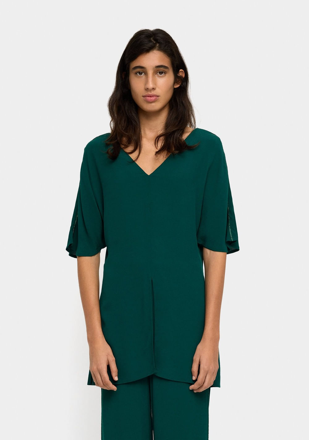 Blusa Larga Detalle Brillante Parfois Imagen Principal