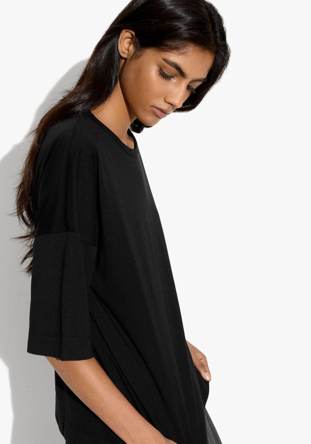Blusa Lisa Manga Corta Parfois 3
