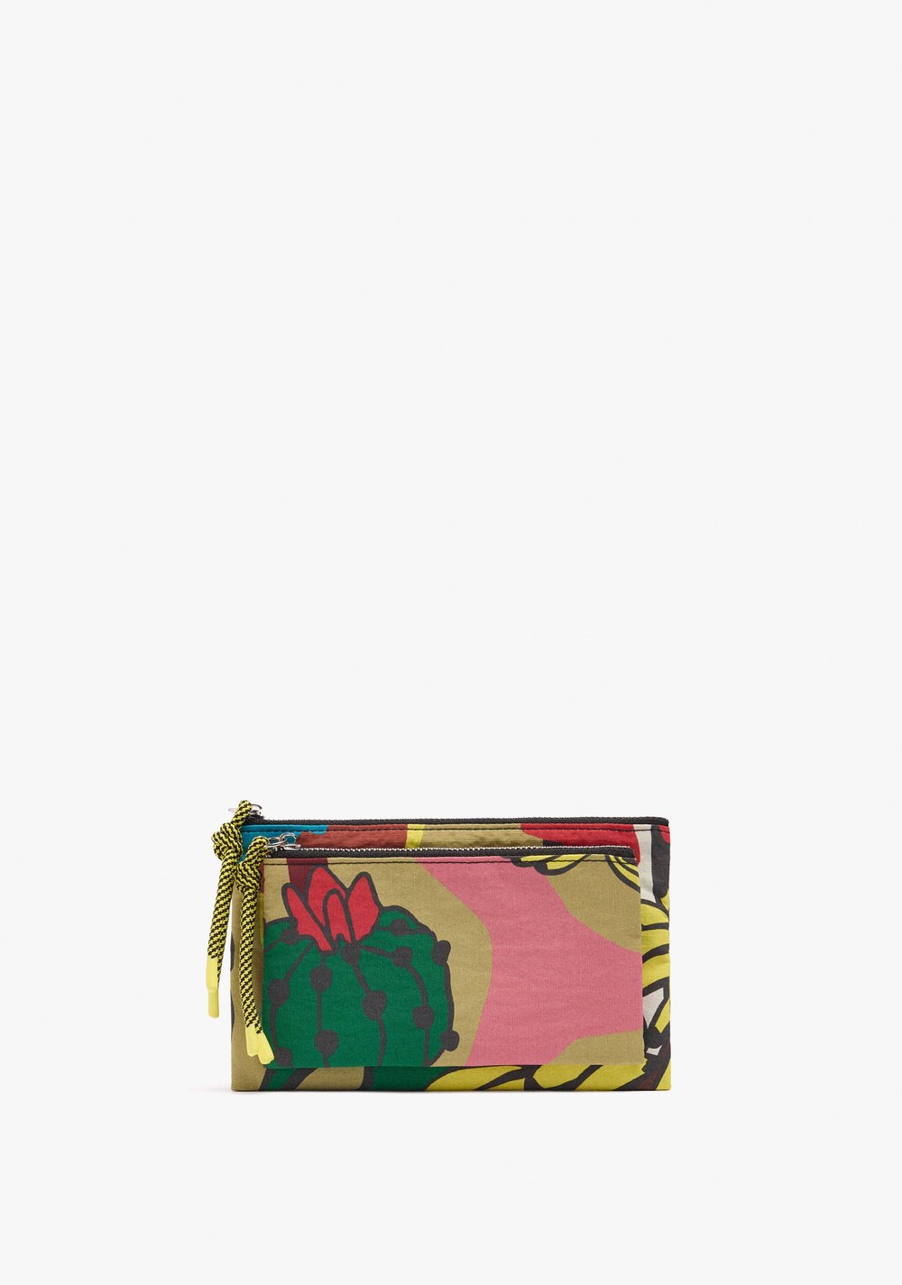 Neceser Multiusos Doble de Nylon Estampado Parfois