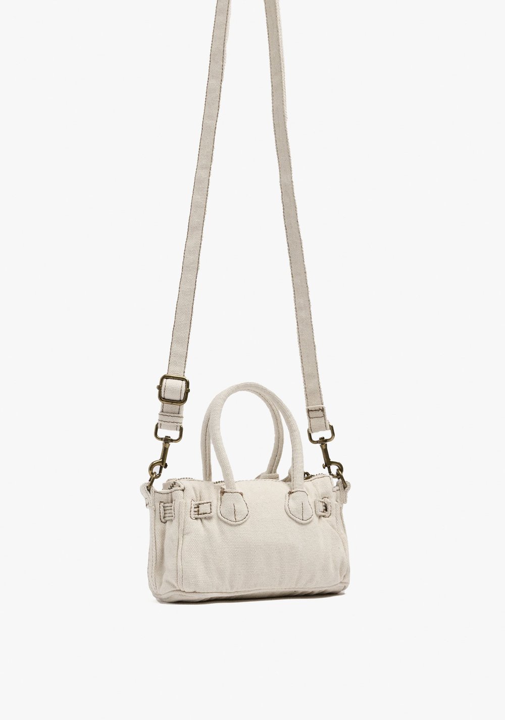 Cartera Bandolera Canvas con Colgante Parfois 4