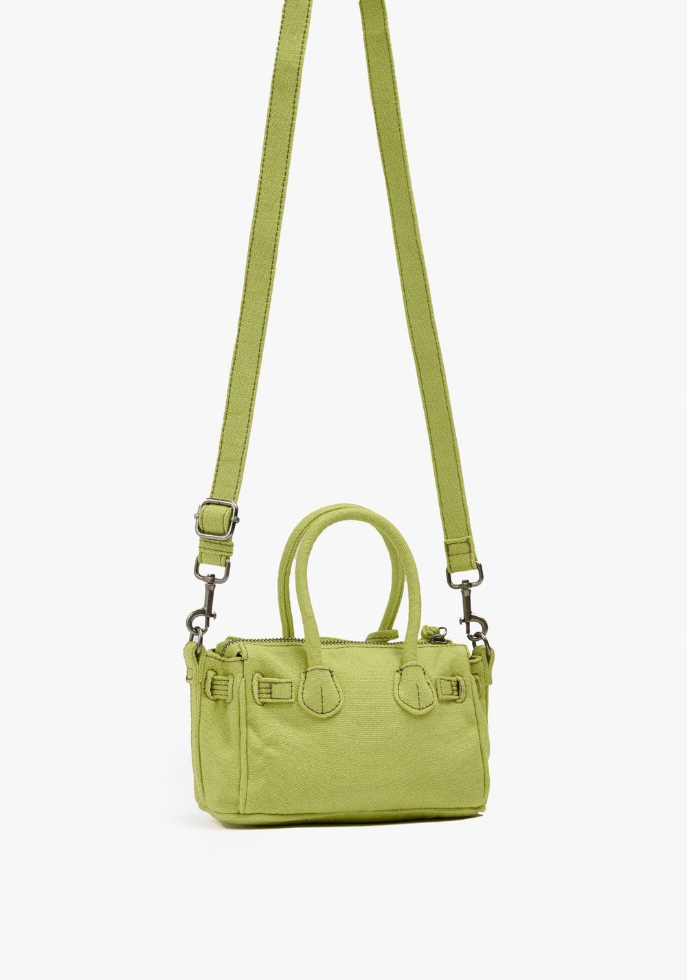 Cartera Bandolera Canvas con Colgante Parfois 4