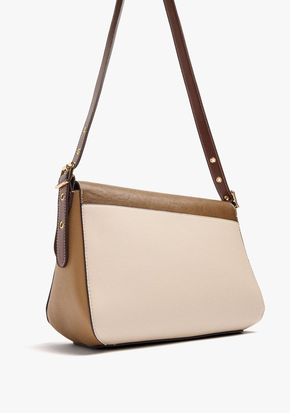 Cartera Bandolera con Solapa y Bolso Interior Parfois 4