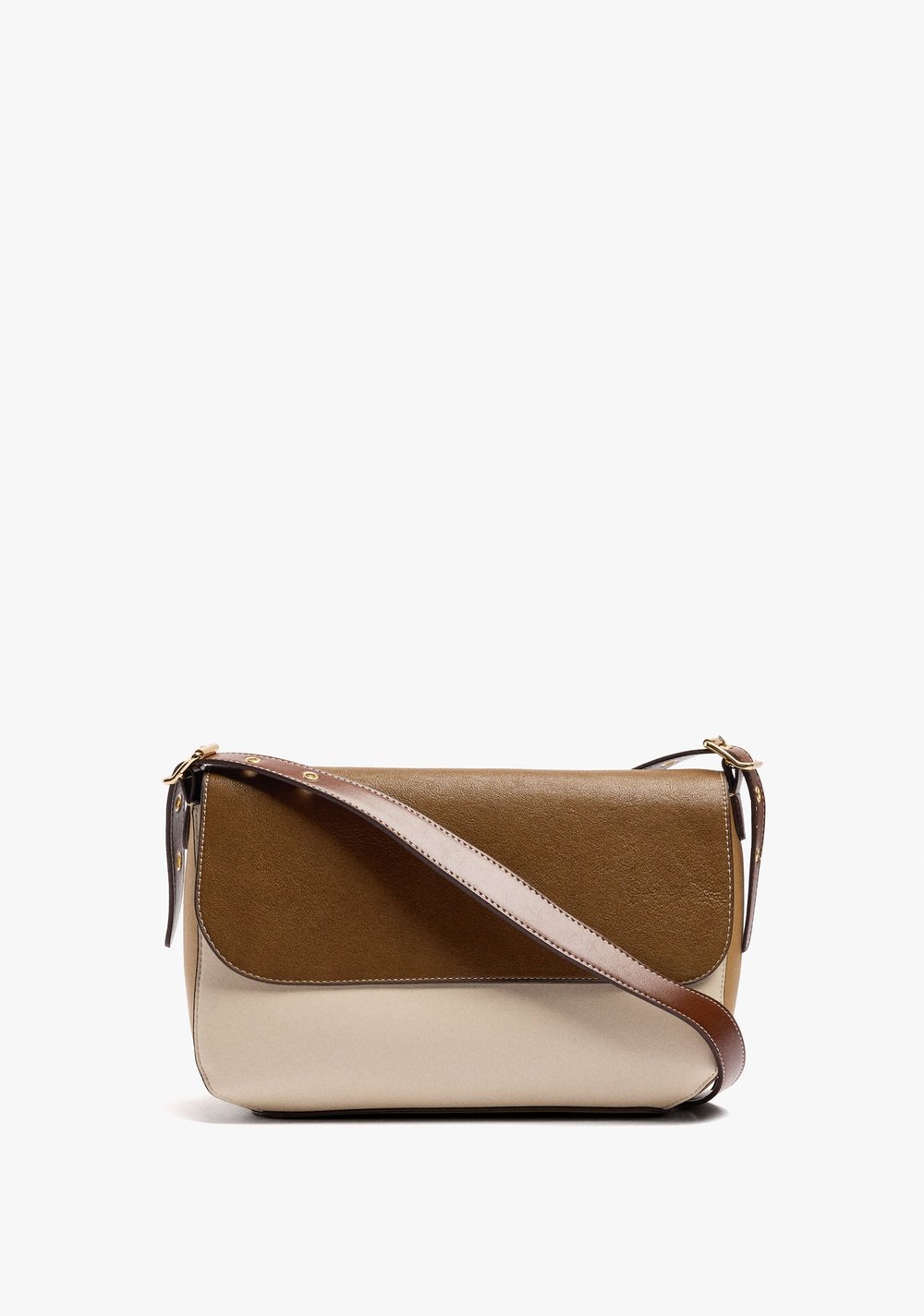 Cartera Bandolera con Solapa y Bolso Interior Parfois Imagen Principal