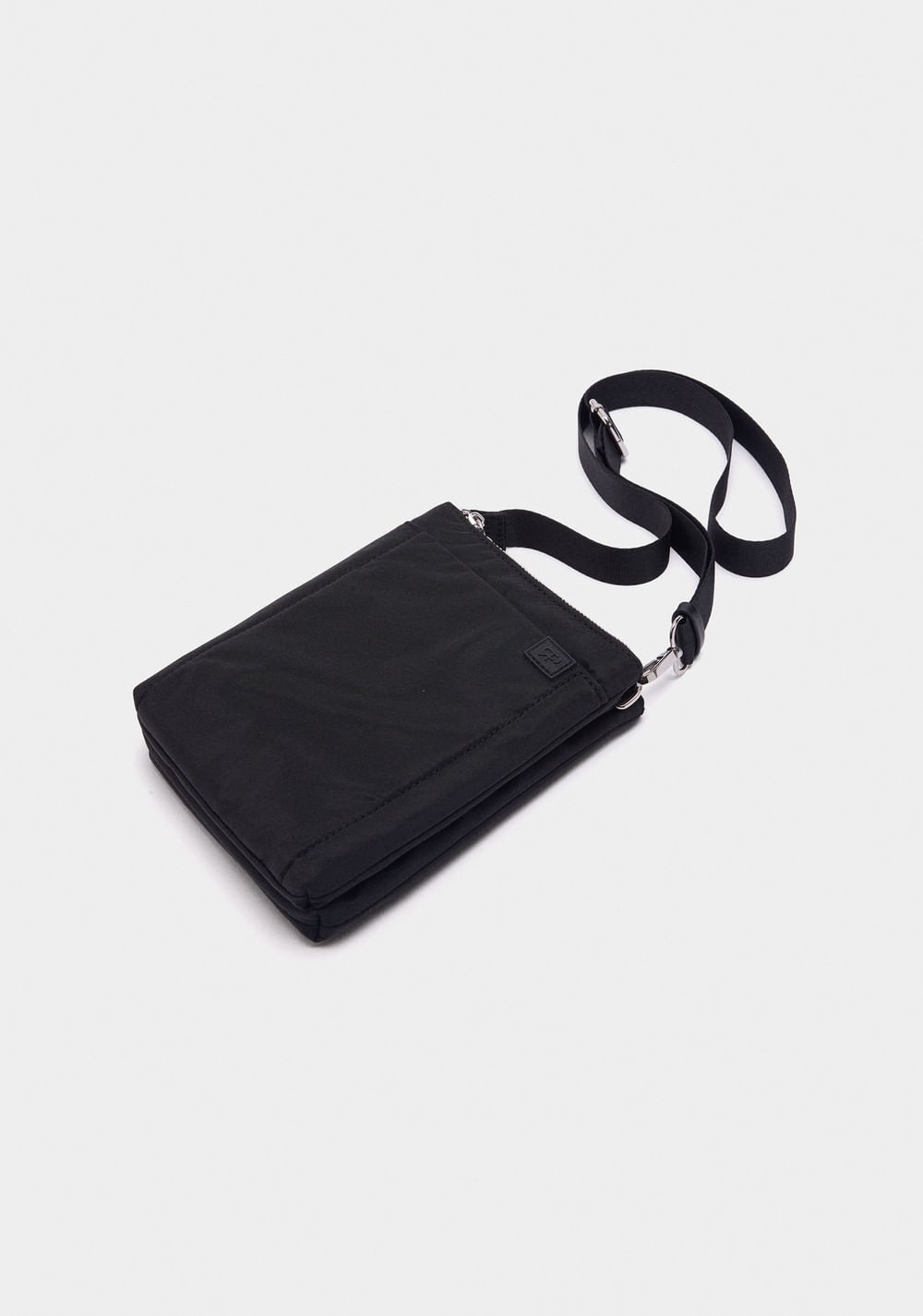 Cartera Bandolera Doble de Nylon Parfois 2