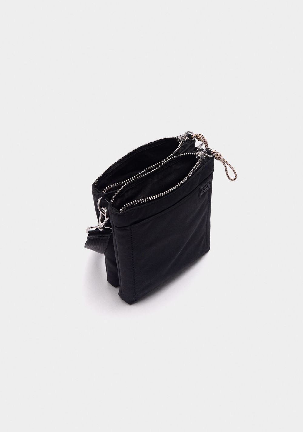 Cartera Bandolera Doble de Nylon Parfois 4