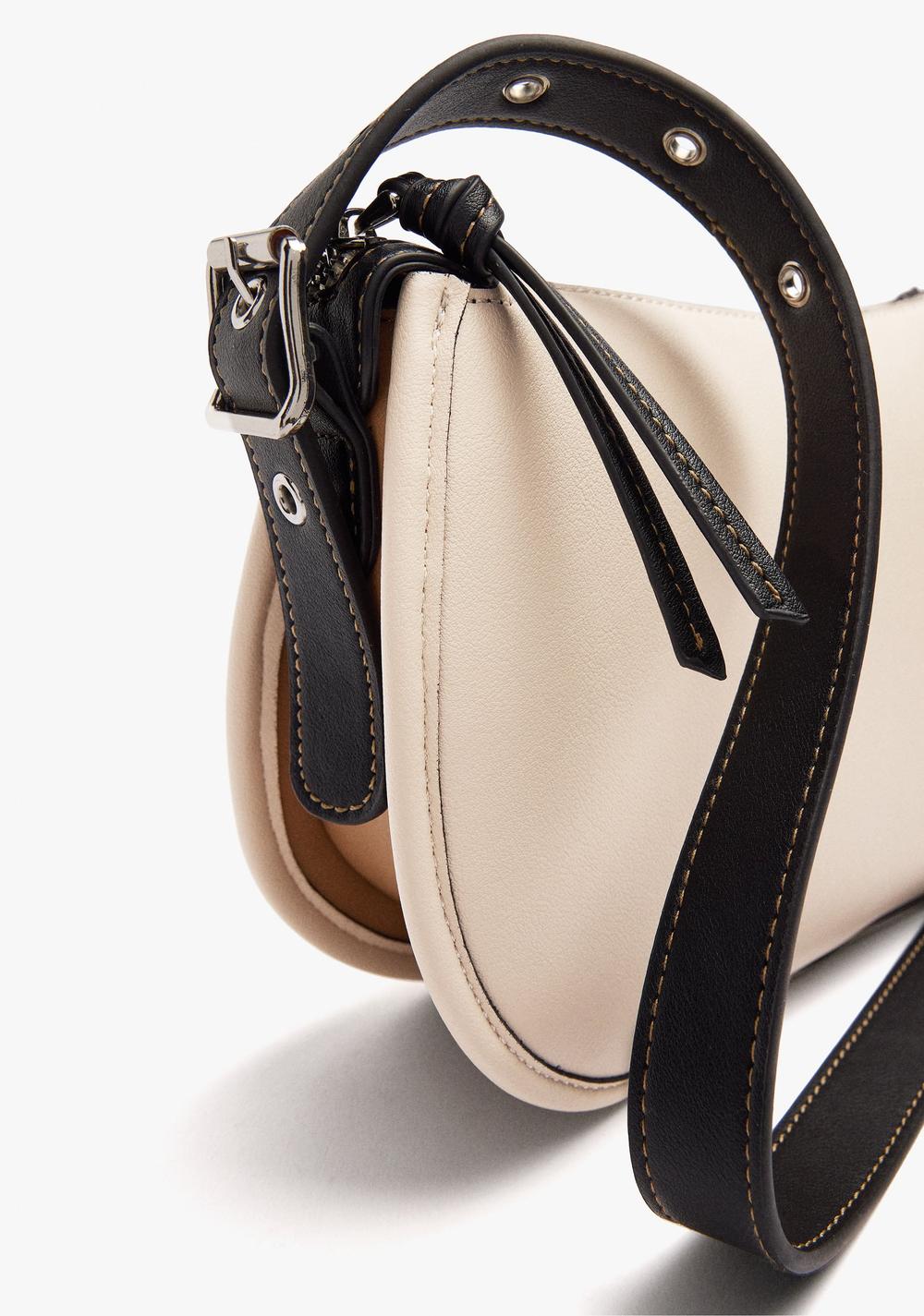 Cartera Bandolera Estructurado Color Block Parfois 2
