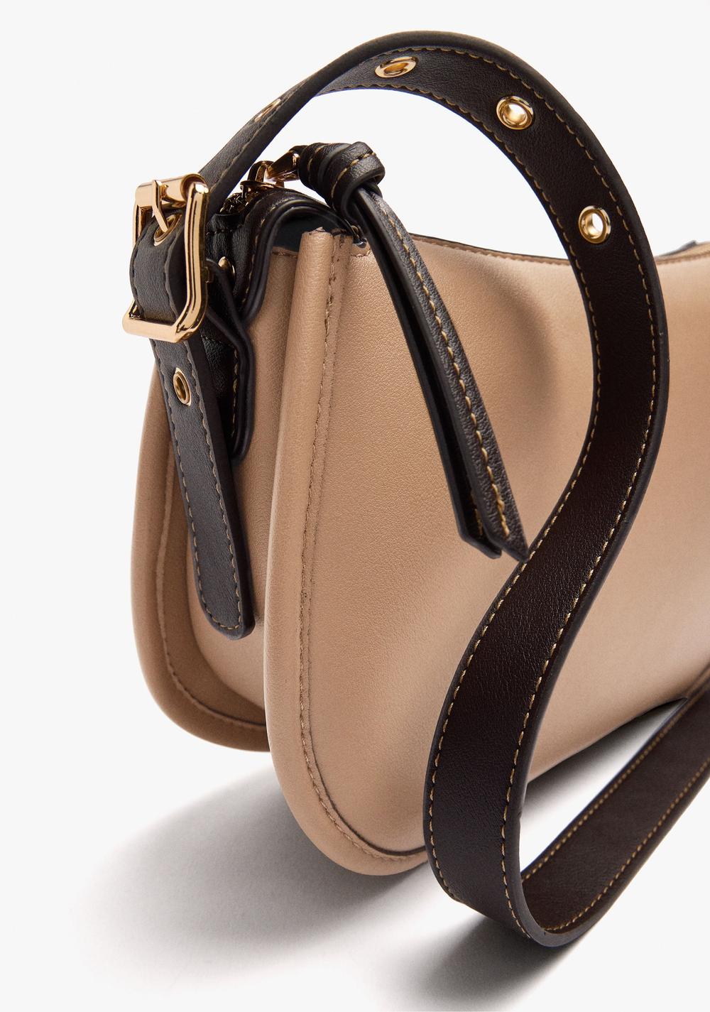 Cartera Bandolera Estructurado Liso Parfois 3