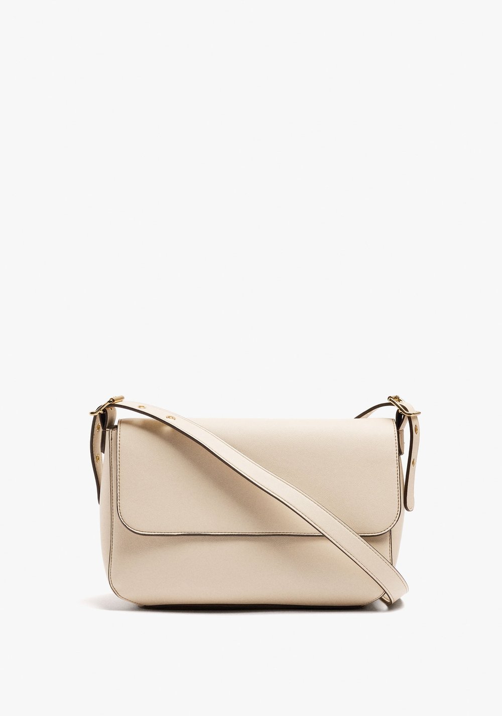 Cartera Bandolera Liso con Solapa y Bolso Interior Parfois