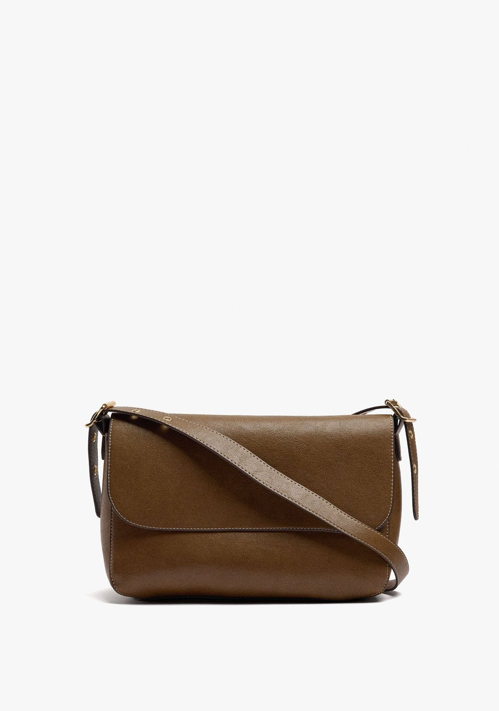 Cartera Bandolera Liso con Solapa y Bolso Interior Parfois