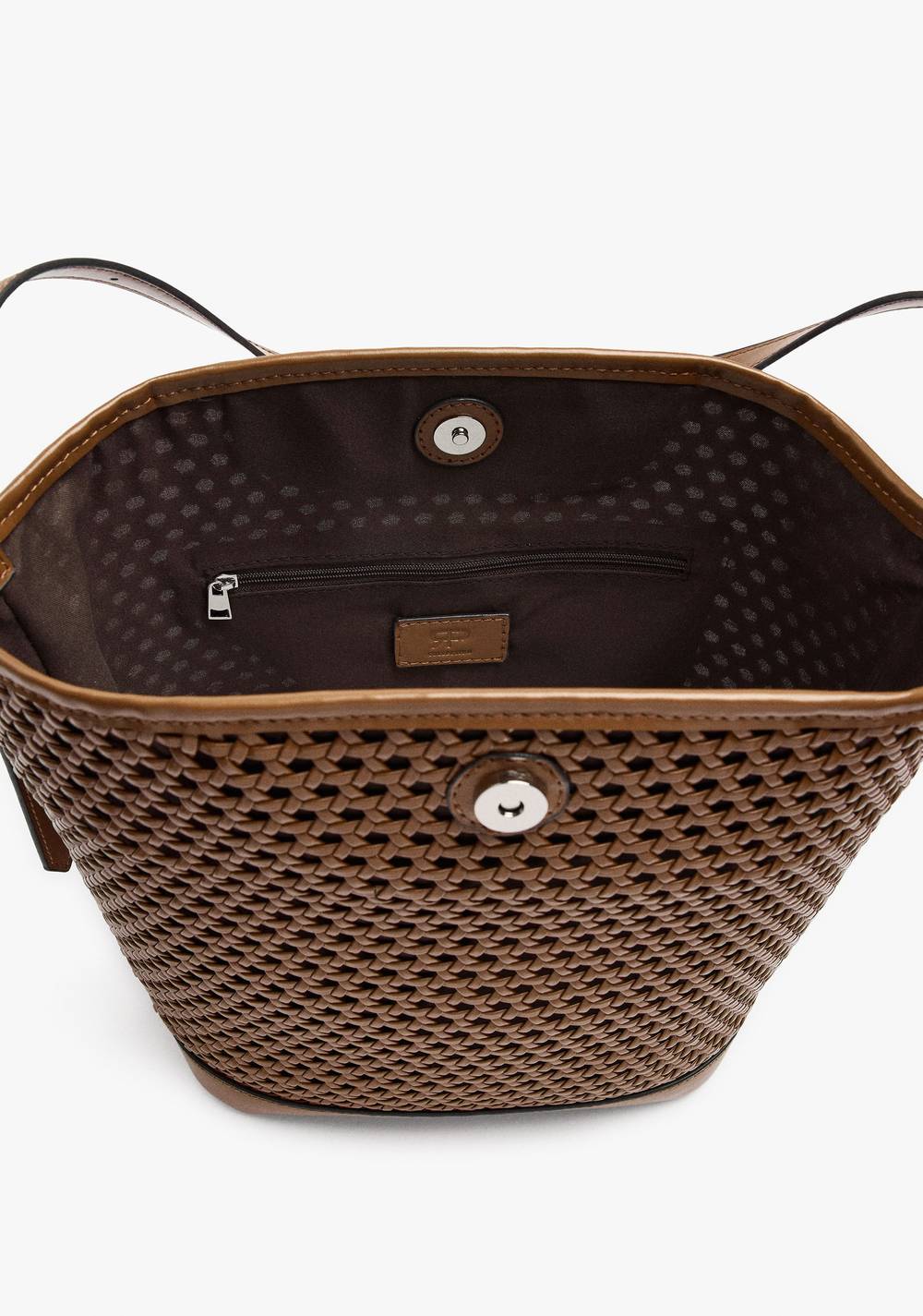 Cartera Bombonera Trenzado Parfois 5