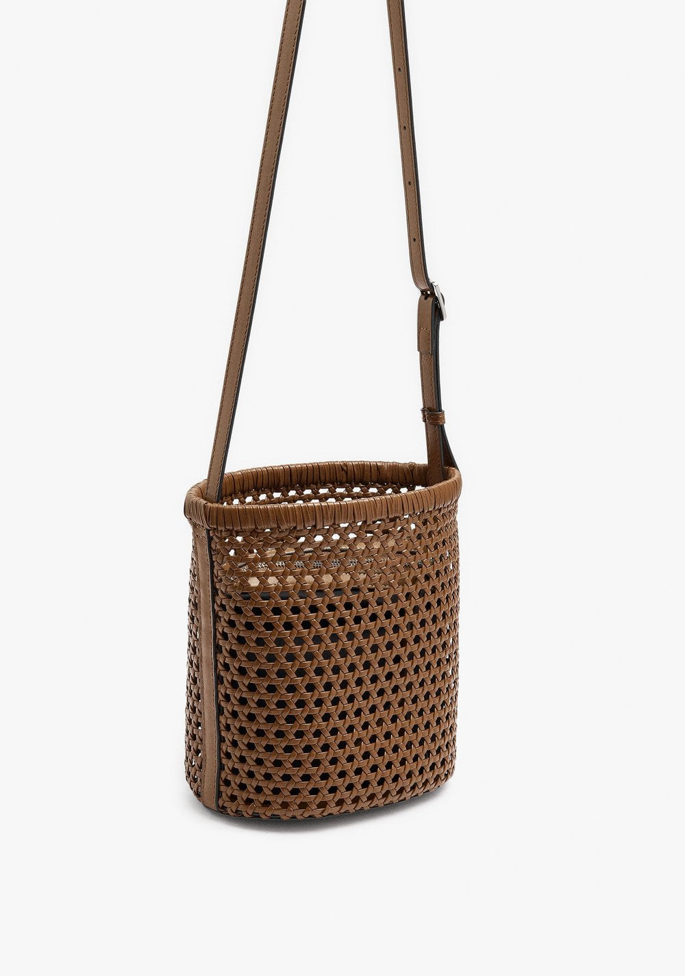 Cartera Bombonera Trenzado con Bolso Removible Parfois 5