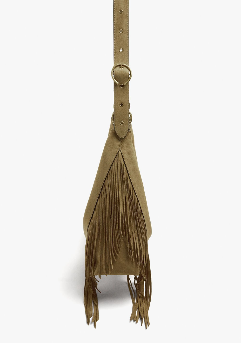 Cartera de Mano Efecto Piel con Flecos Largos Parfois 3