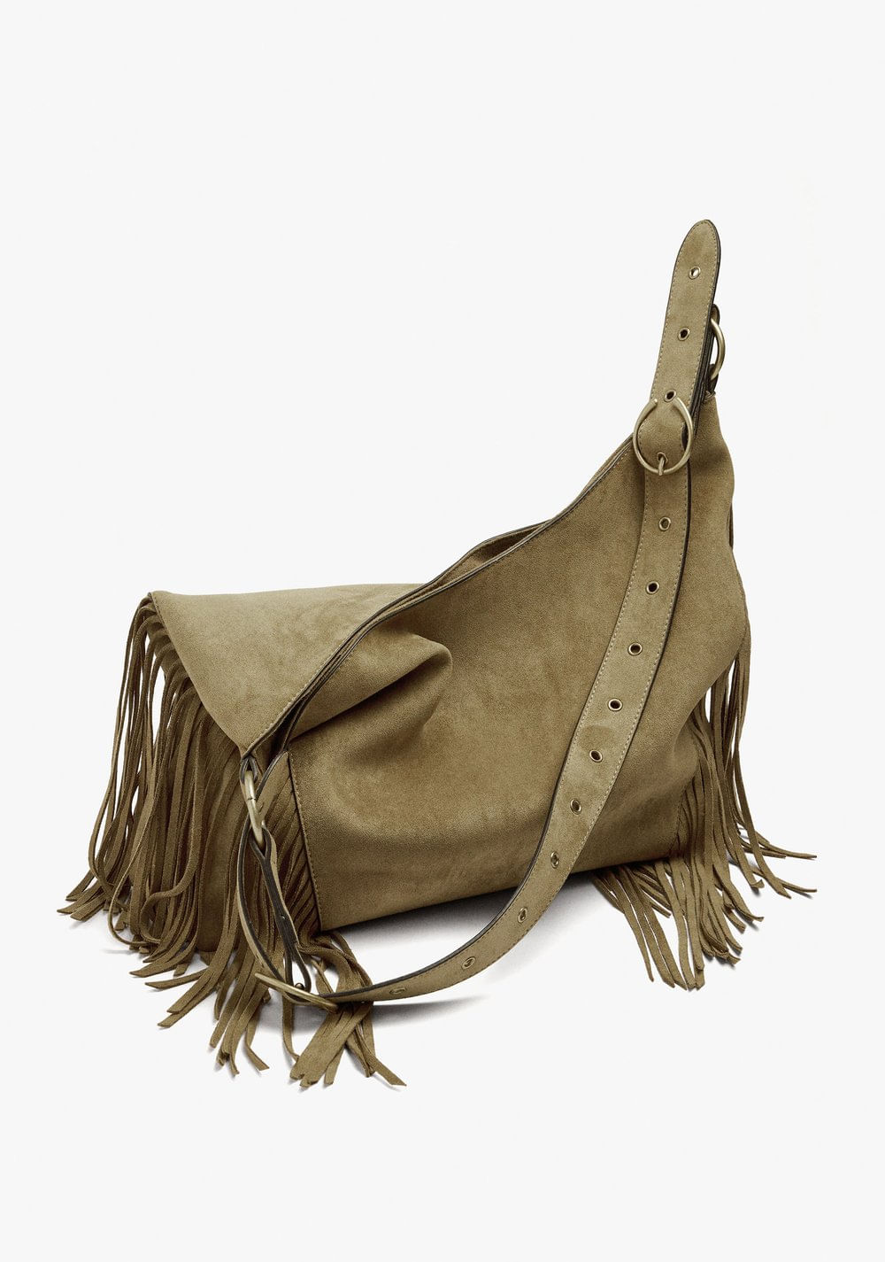 Cartera de Mano Efecto Piel con Flecos Largos Parfois 4