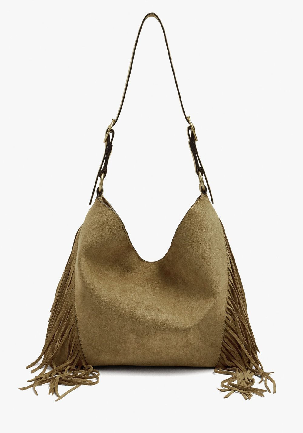 Cartera de Mano Efecto Piel con Flecos Largos Parfois Imagen Principal
