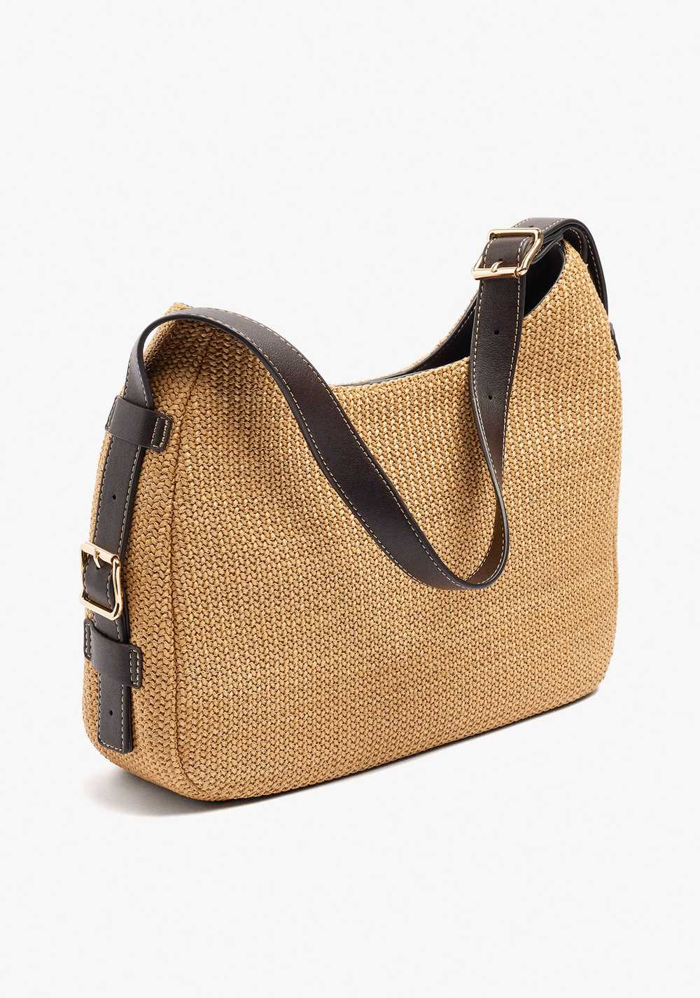 Cartera de Mano Efecto Rafia Parfois 4