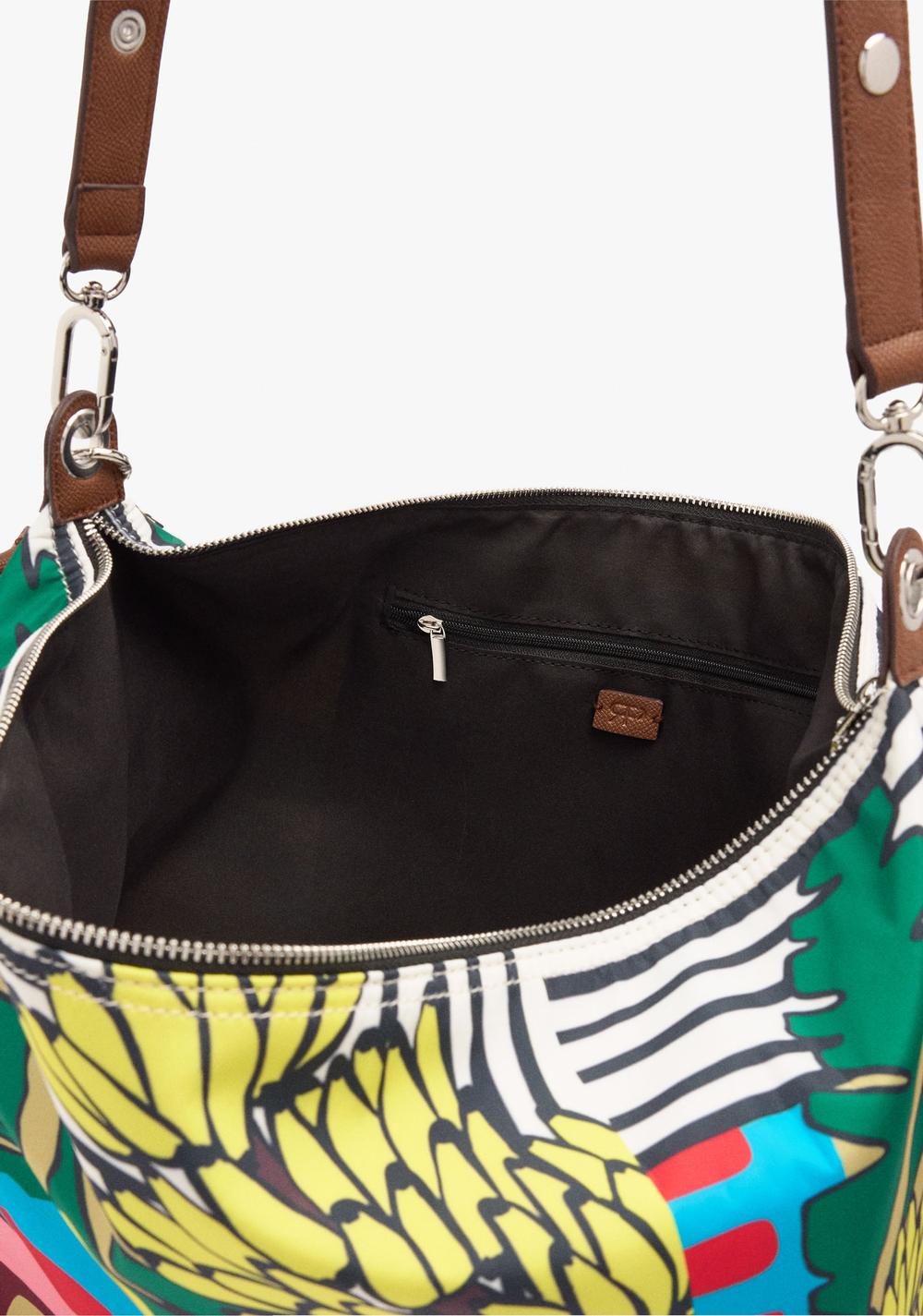 Cartera de Mano Estampado de Nylon Parfois 5