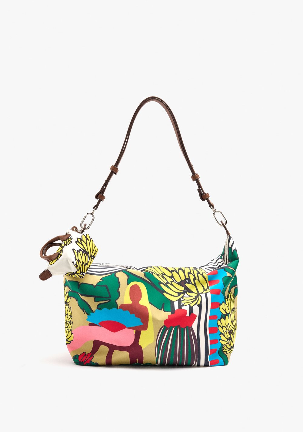 Cartera de Mano Estampado de Nylon Parfois